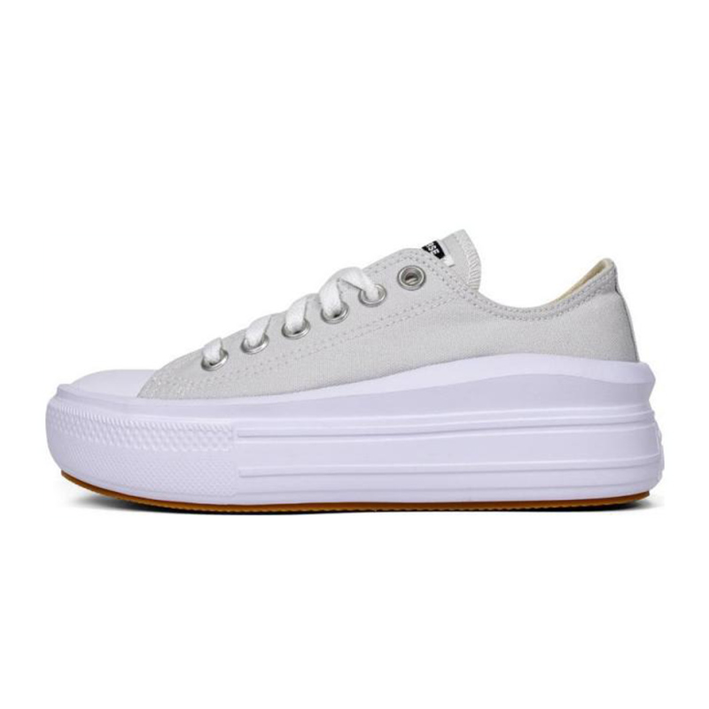 (Women) Converse Chuck Taylor Seasonal Low-Top Canvas Shoes White Lightweight Durable A13500C