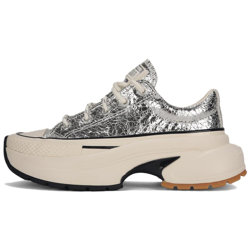 (Women) Converse Chuck Taylor Seasonal Low-Top Silver Casual Shoes. A24282C