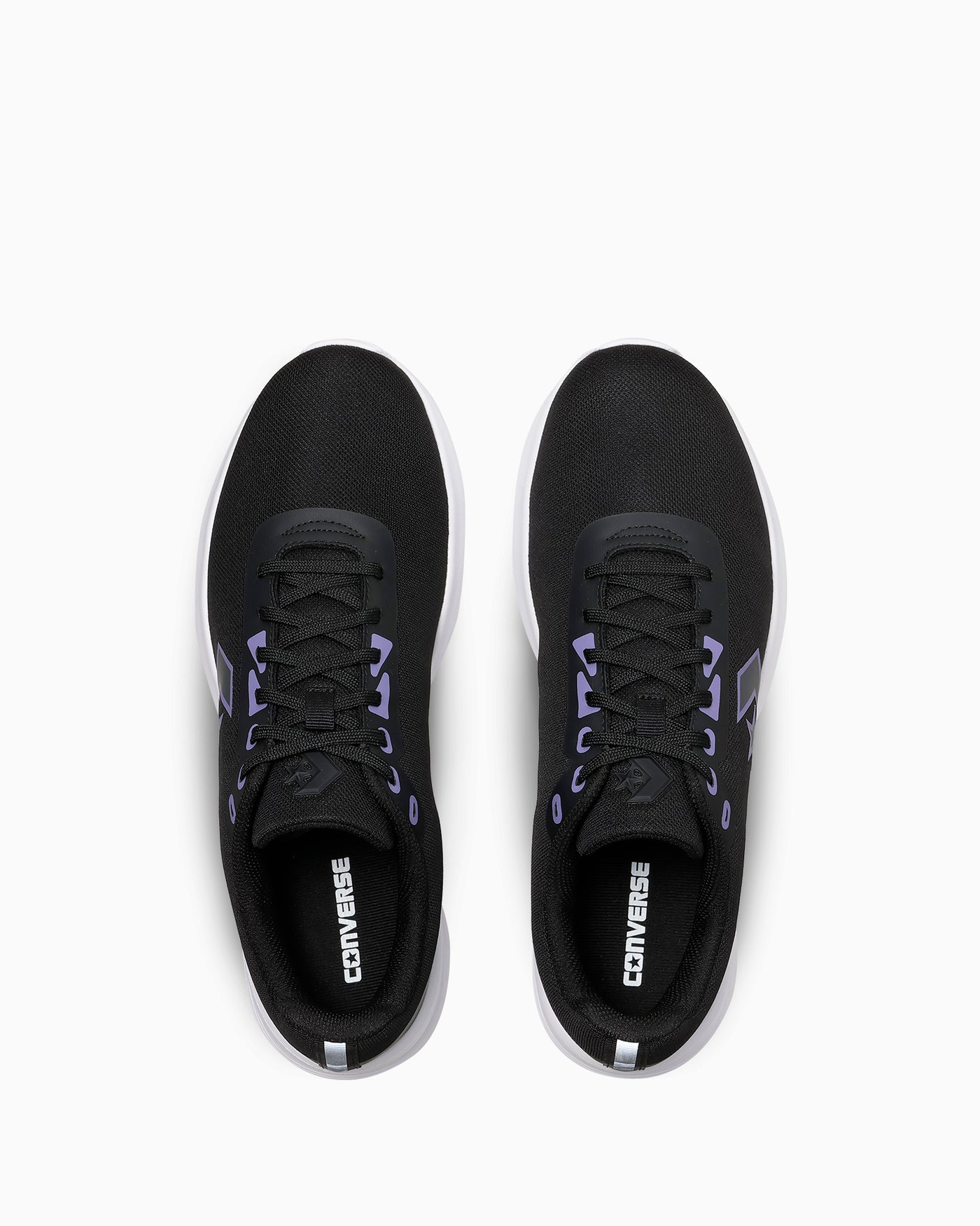 Shop (W) 컨버스 커먼스타 II 스니커즈 블랙/퍼플 33600302