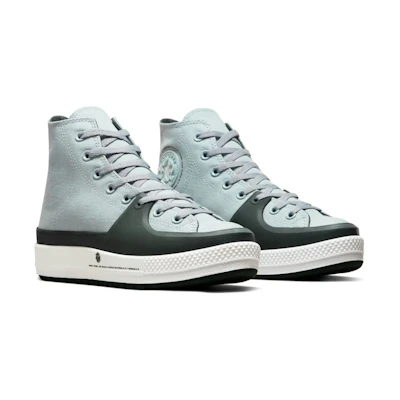 Converse CTAS Construct Hi Heirloom Silver Casual Shoes Blue