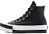 (W) Converse Ctas Double Stack Lift Hi Putih Hitam Kasut 'Hitam Putih' 569428C