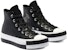 (W) Converse Ctas Double Stack Lift Hi Putih Hitam Kasut 'Hitam Putih' 569428C