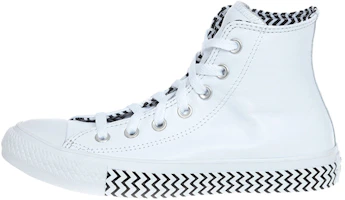 (Women) Converse Ctas Hi White/Black 567256C (Women) Converse Ctas Hi White/Black 567256C