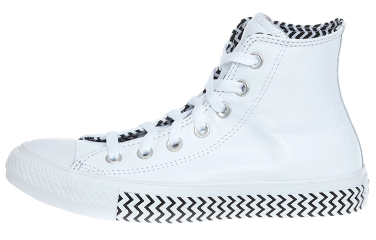 (Women) Converse Ctas Hi White/Black 567256C