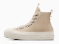Lookbook (Women) Converse CTAS Lift Hi Nutty Granola Casual Shoes Khaki Yellow A06494C