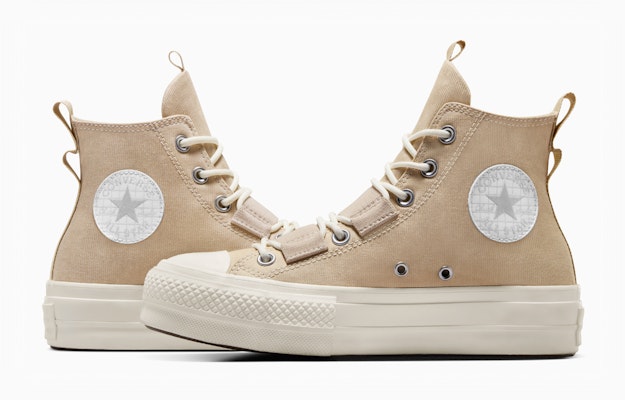 (W) Converse CTAS Lift Hi Nutty Granola Zapatillas Casual Khaki Amarillo A06494C Purchase (W) Converse CTAS Lift Hi Nutty Granola Zapatillas Casual Khaki Amarillo A06494C