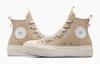 Purchase (Women) Converse CTAS Lift Hi Nutty Granola Casual Shoes Khaki Yellow A06494C