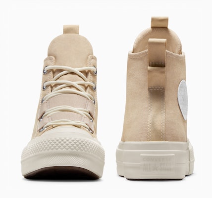 (W) Converse CTAS Lift Hi Nutty Granola Zapatillas Casual Khaki Amarillo A06494C Details for (W) Converse CTAS Lift Hi Nutty Granola Zapatillas Casual Khaki Amarillo A06494C
