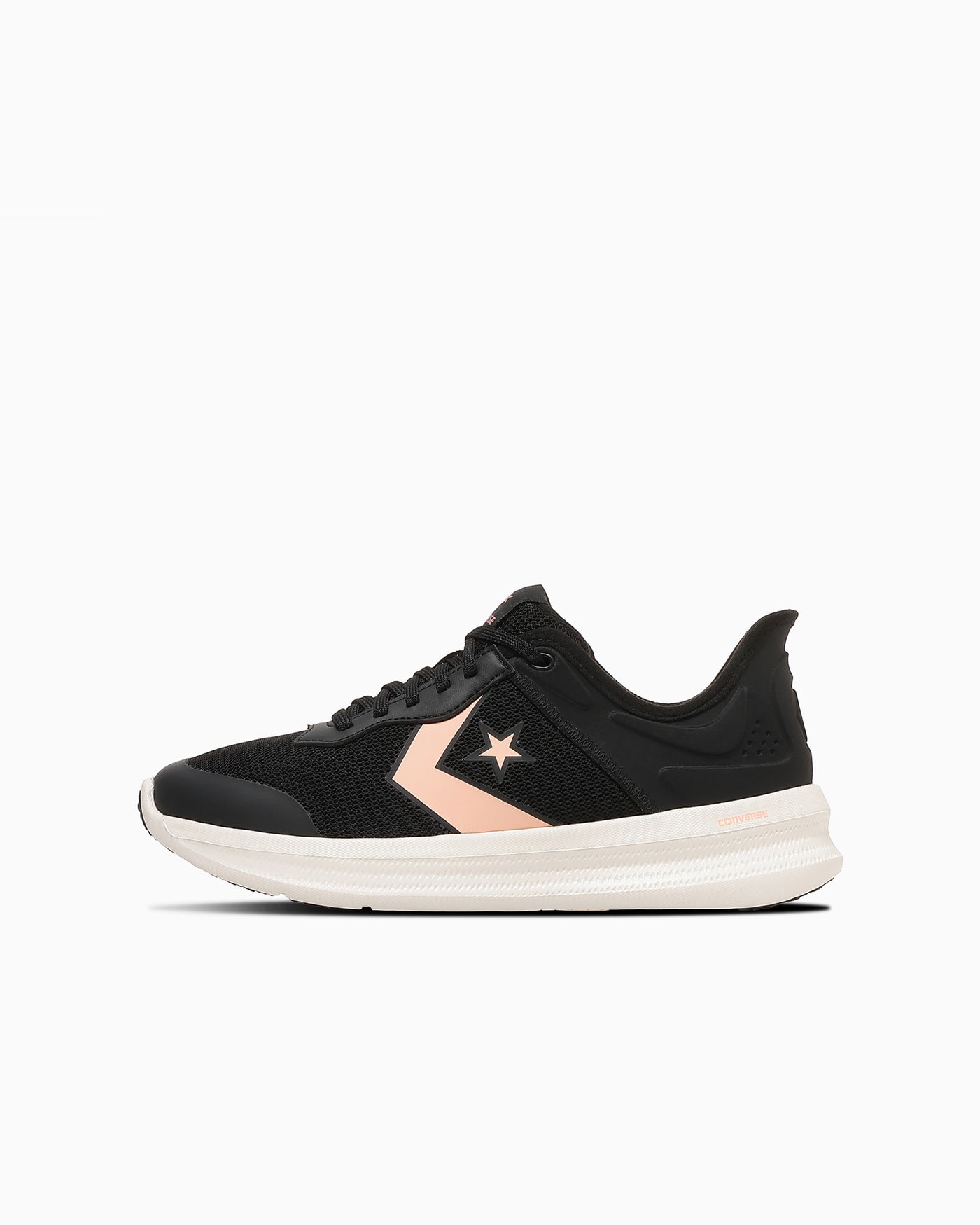 (Women) Converse Daystar Slit Slide Sandals Black/Light Pink 33600422