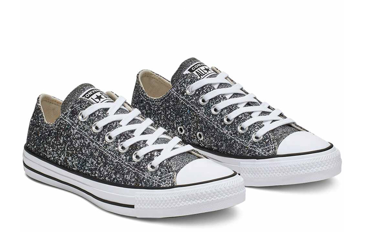 (W) Converse Galaxy Dust Chuck Taylor All Star Low Top Silver White 圖 2
