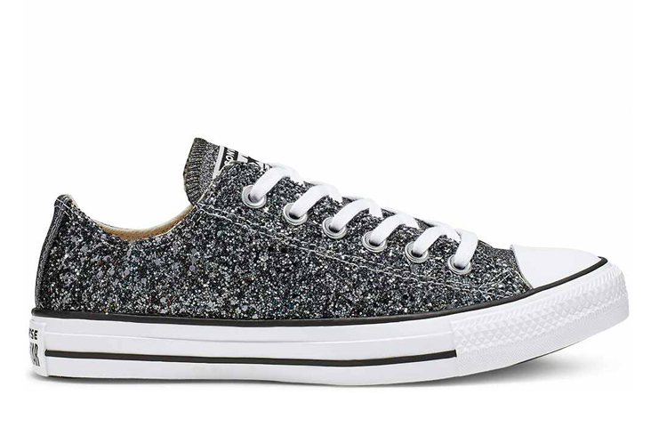 (W) Converse Galaxy Dust Chuck Taylor All Star Low Top Silver White 圖 3