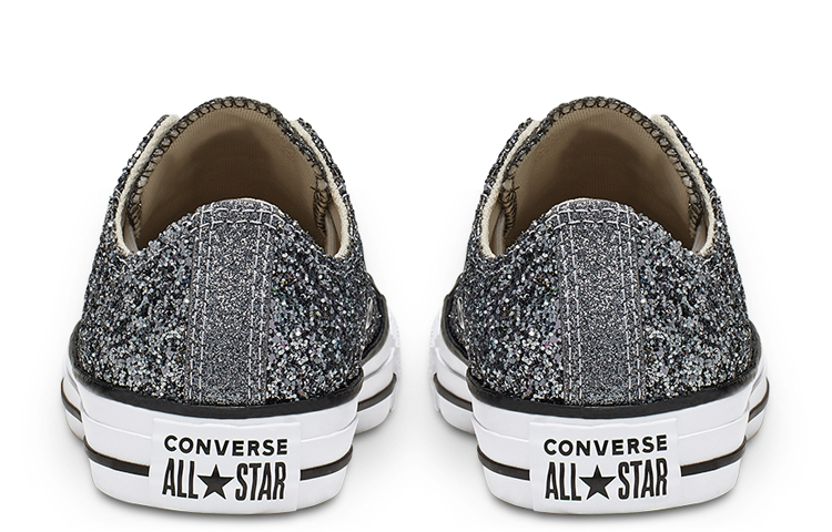 (W) Converse Galaxy Dust Chuck Taylor All Star Low Top Silver White 圖 4