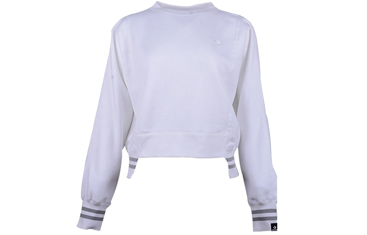 (Women) Converse Irregular Stripe Hem Breathable Sweatshirt 10020727-A07