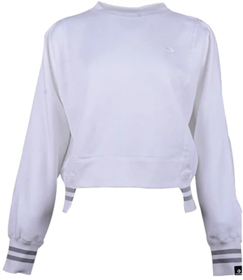 (Women) Converse Irregular Stripe Hem Breathable Sweatshirt 10020727-A07 Buy (Women) Converse Irregular Stripe Hem Breathable Sweatshirt 10020727-A07