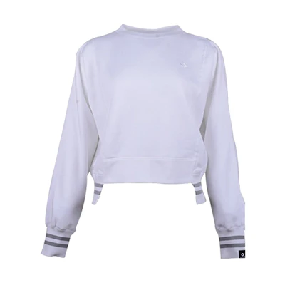 (Women) Converse Irregular Stripe Hem Breathable Sweatshirt 10020727-A07