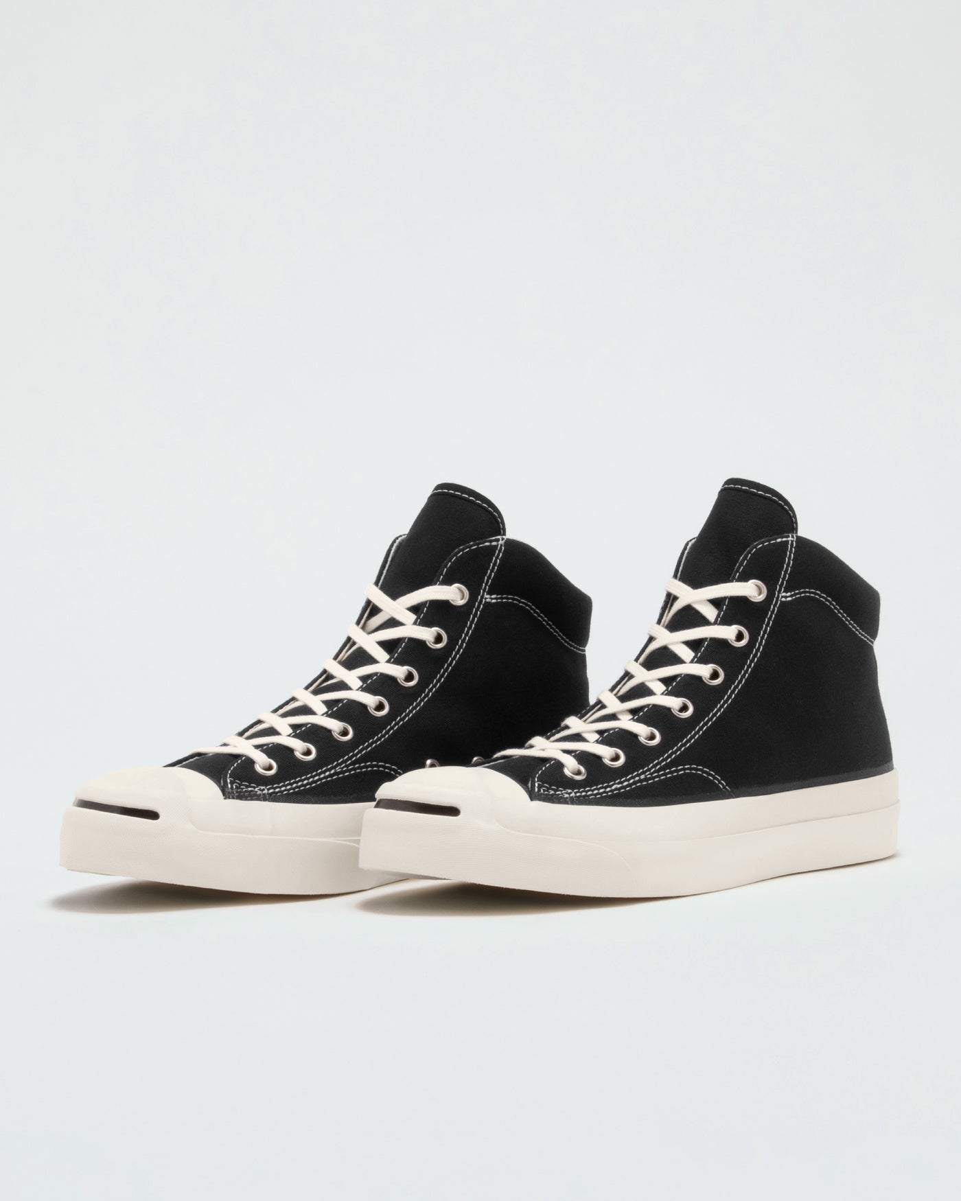Converse Jack Purcell Canvas Mid Sneakers Black 33301190