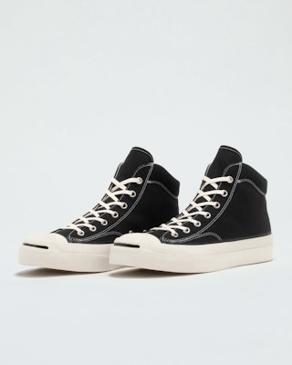 (W) Converse Jack Purcell Canvas Mid Zapatillas Negras 33301190 Buy (W) Converse Jack Purcell Canvas Mid Zapatillas Negras 33301190