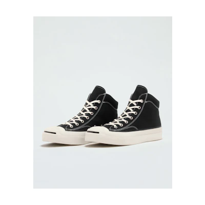 Converse Jack Purcell Canvas Mid Sneakers Black