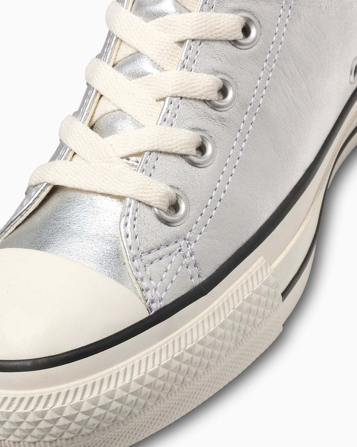 Details for (W) 컨버스 레더 올 스타 하이 스니커즈 실버 31311880