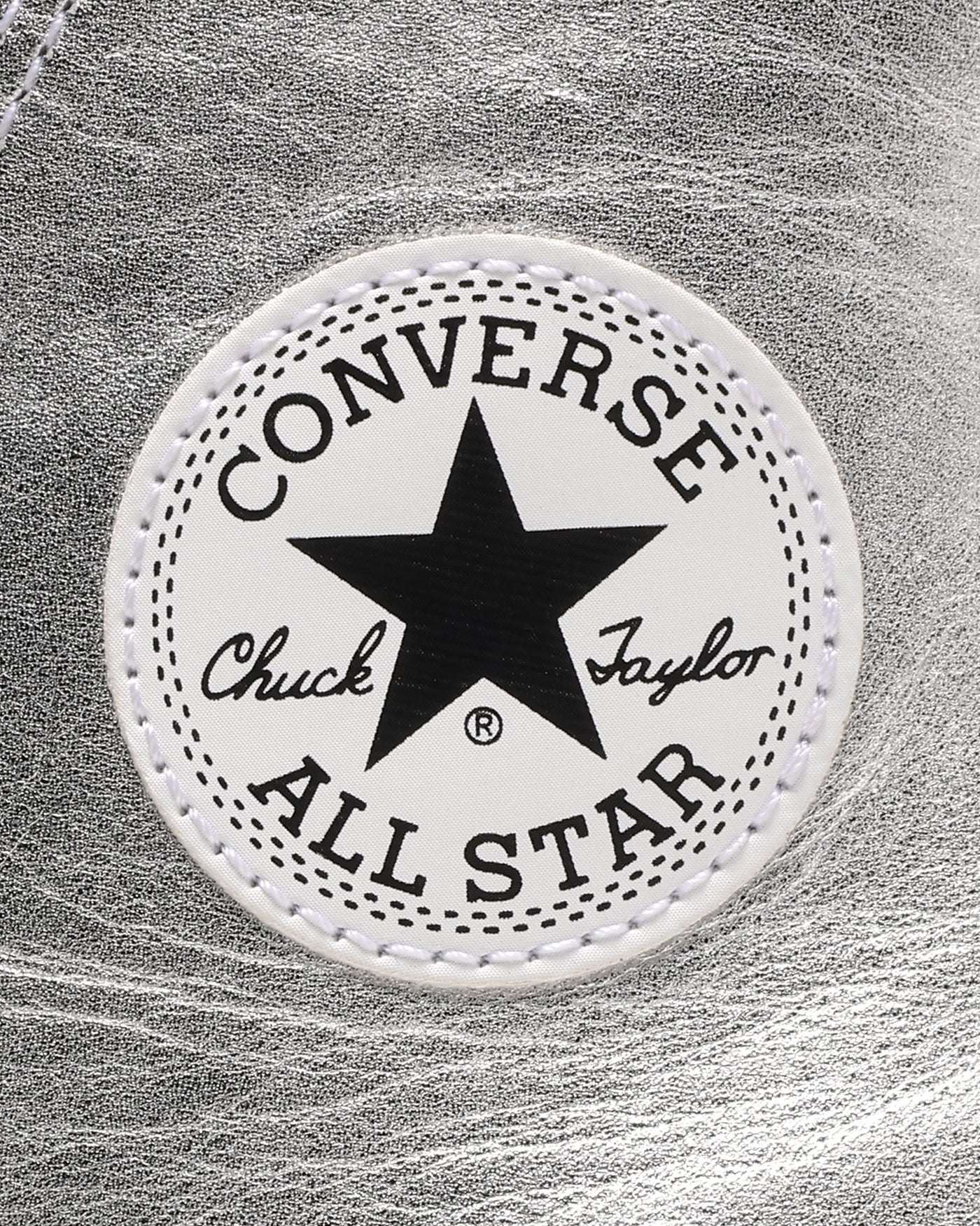 Cheap (W) 컨버스 레더 올 스타 하이 스니커즈 실버 31311880