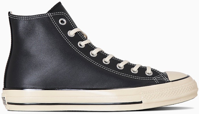(W) コンバース レザー オールスター ハイトップ スニーカー ブラック 31313510 Order (W) コンバース レザー オールスター ハイトップ スニーカー ブラック 31313510