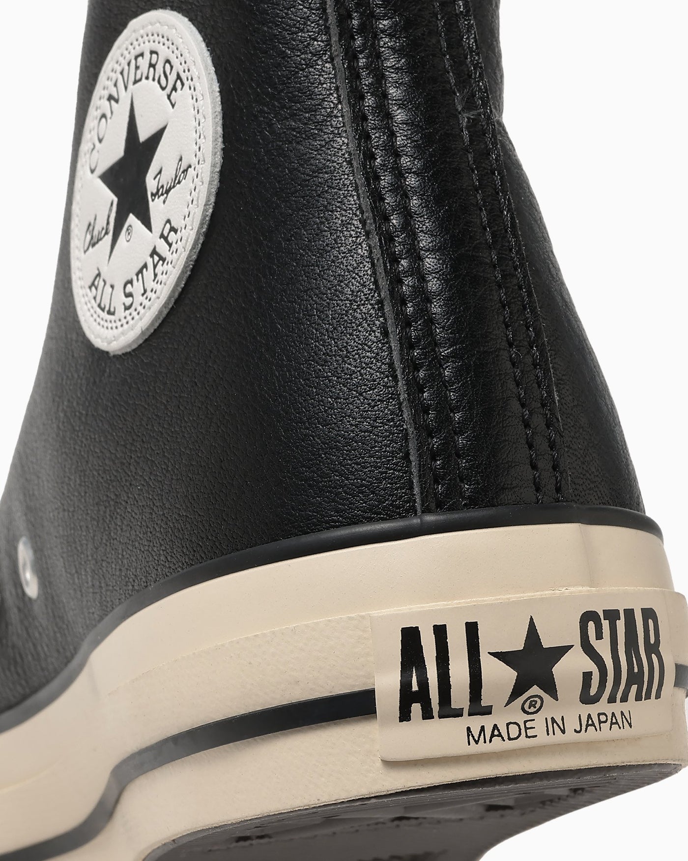 Sizing (W) Converse de Cuero All Star Zapatillas Altas Negras 31312810