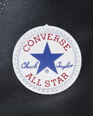 (W) コンバース レザー オールスター ハイトップ スニーカー ブラック 31313510 Cheap (W) コンバース レザー オールスター ハイトップ スニーカー ブラック 31313510