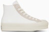Order (W) Converse皮革All Star增高高筒鞋 白色/淺灰色 31313720