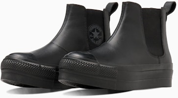 Converse Leather All Star Lifted Sidegore High-Top Sneakers Black Monochrome 31312480 Converse Leather All Star Lifted Sidegore High-Top Sneakers Black Monochrome 31312480