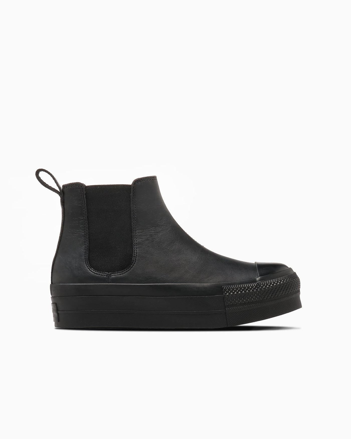 Order (W) Converse Kulit All Star Lifted Sidegore High-Top Sneakers Hitam Monokrom 31312480