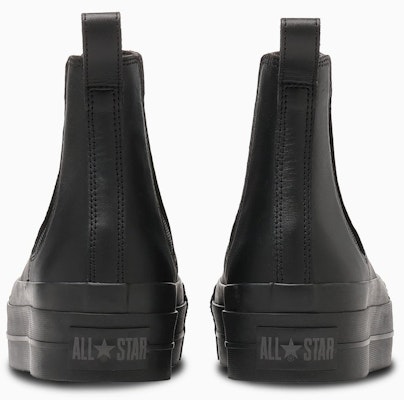 Converse Leather All Star Lifted Sidegore High-Top Sneakers Black Monochrome 31312480 Shop Converse Leather All Star Lifted Sidegore High-Top Sneakers Black Monochrome 31312480