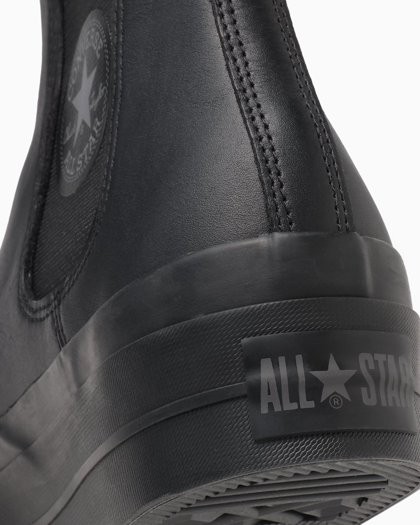 Sizing (W) Converse Kulit All Star Lifted Sidegore High-Top Sneakers Hitam Monokrom 31312480