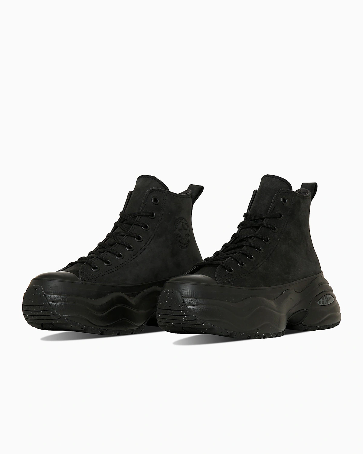 Converse Leather All Star SurgeTrainer High-Top Sneakers Black monochrome