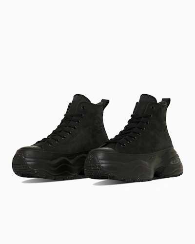 Converse Leather All Star SurgeTrainer High-Top Sneakers Black monochrome