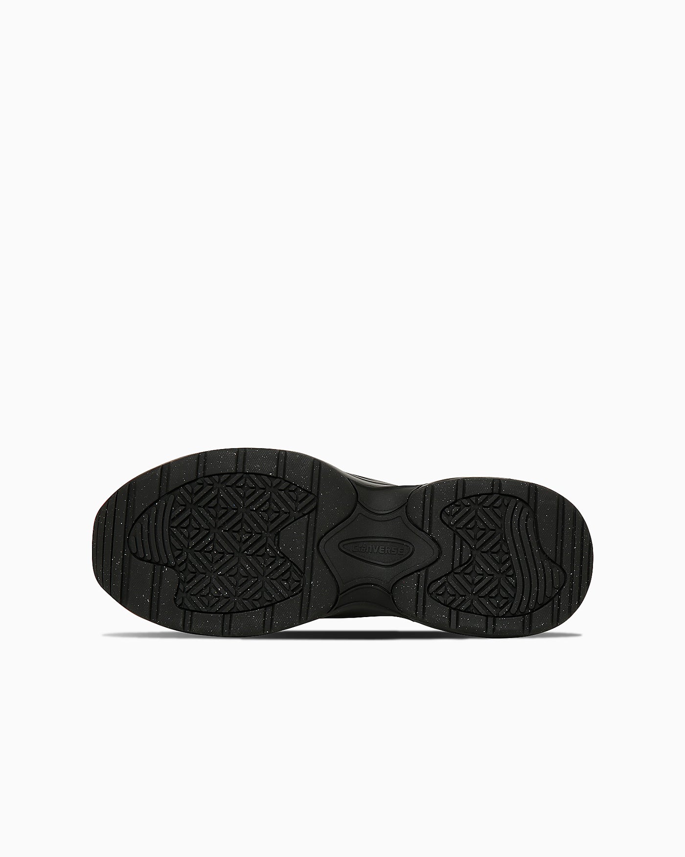 Purchase (W) コンバース レザー オールスター サージトレーナー ハイカット スニーカー ブラック モノクローム 31313140