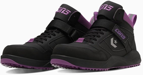 (W) コンバース ナイキ ラン 'N スラム PS キッズ シューズ ブラック/パープル 33701640 Buy (W) コンバース ナイキ ラン 'N スラム PS キッズ シューズ ブラック/パープル 33701640