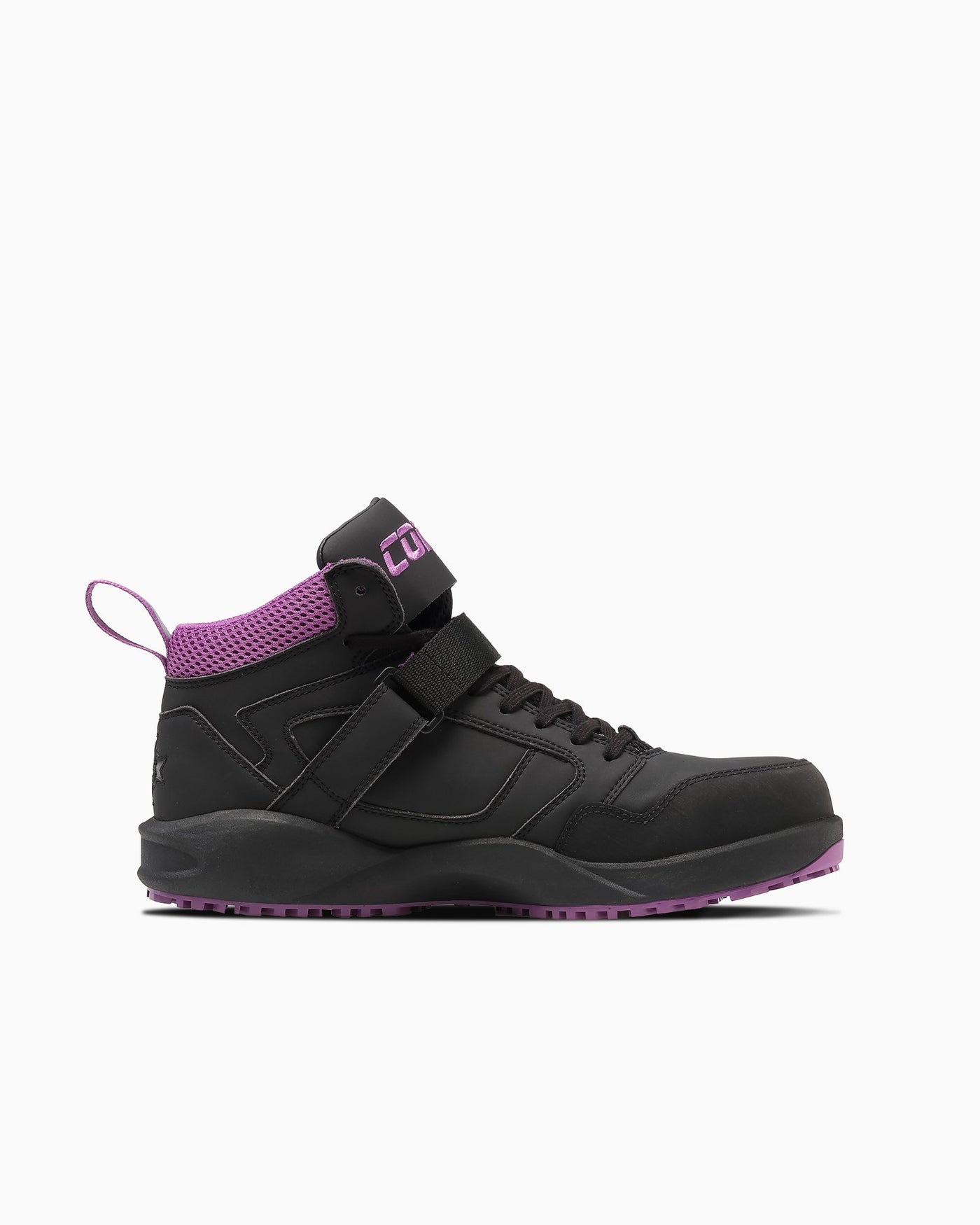 Order (W) Converse Nike Run 'N Slam PS Zapatos Niños Negro/Morado 33701640