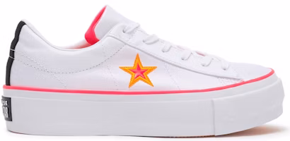 (Women) Converse One Star Carnival Platform 'White Racer Pink' 564389C (Women) Converse One Star Carnival Platform 'White Racer Pink' 564389C