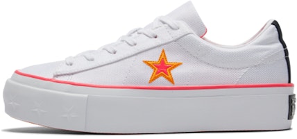 (Women) Converse One Star Carnival Platform 'White Racer Pink' 564389C (Women) Converse One Star Carnival Platform 'White Racer Pink' 564389C