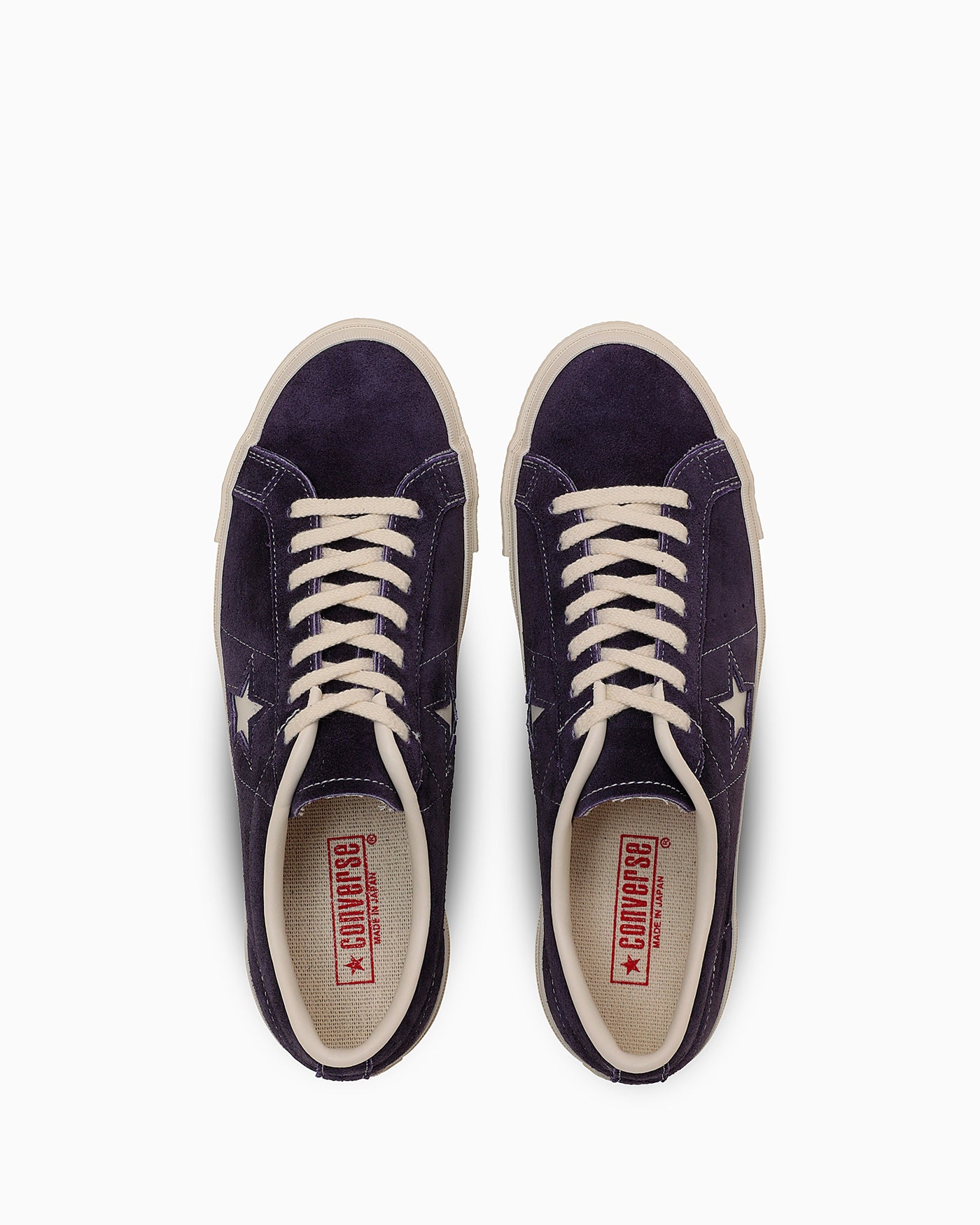 Lookbook (W) 匡威One Star J绒面革紫色运动鞋 35200810