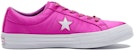 (W) Converse One Star Low 'Hyper Magenta' Lelaki Wanita Kasual Sneakers 161197C