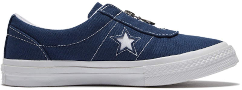 匡威 One Star 拉鍊復古 輕便舒適 低幫休閒帆布鞋 女款 海軍藍 Order 匡威 One Star 拉鍊復古 輕便舒適 低幫休閒帆布鞋 女款 海軍藍