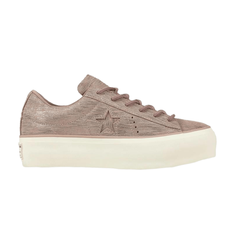 Buy (W) Converse One Star Platform Rendah 'Diffused Taupe' 561771C