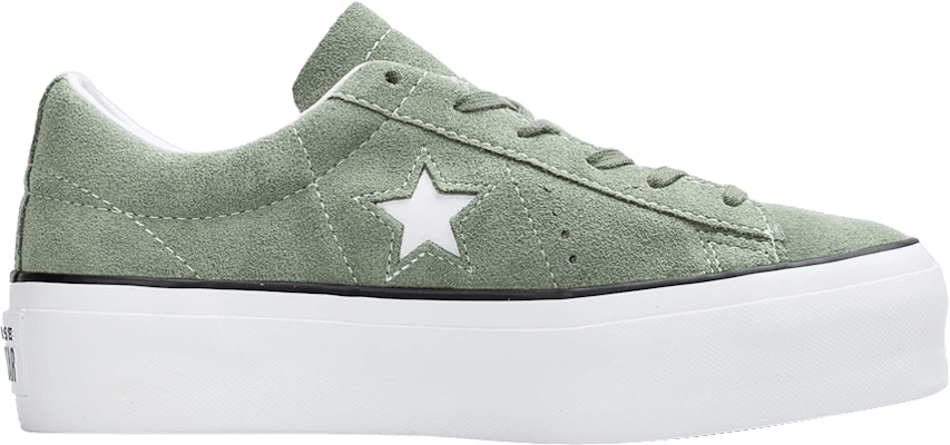(W) Converse One Star Platform Low '復古苔蘚' 564383C Buy (W) Converse One Star Platform Low '復古苔蘚' 564383C