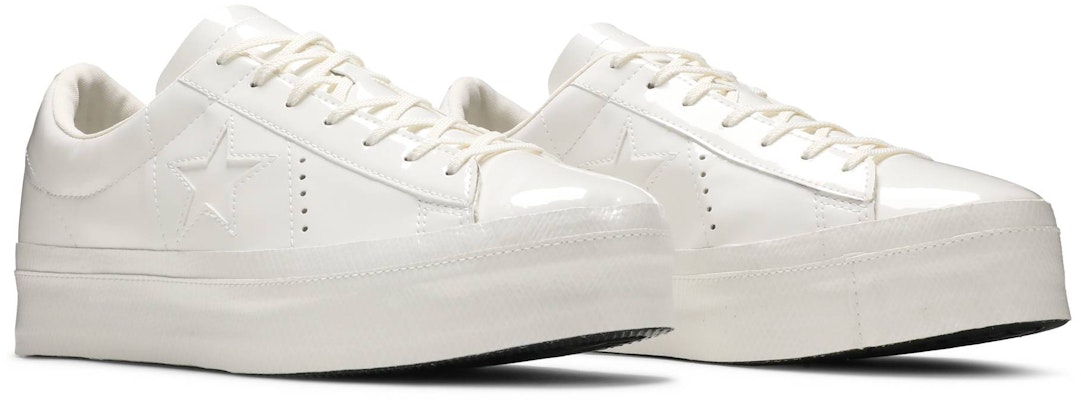 (Women) Converse One Star Platform Low 'Vintage White' 562605C Cheap (Women) Converse One Star Platform Low 'Vintage White' 562605C