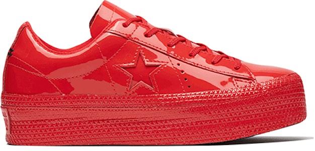 (W) 컨버스 원 스타 플랫폼 옥스 '체리 레드' 562606C Order (W) 컨버스 원 스타 플랫폼 옥스 '체리 레드' 562606C