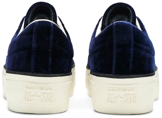 (W) Converse One Star Platform Ox 'Eclipse Blue' Biru Langit 558952C Details for (W) Converse One Star Platform Ox 'Eclipse Blue' Biru Langit 558952C