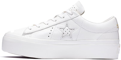 (Women) Converse One Star Platform Ox 'Egret' 559899C (Women) Converse One Star Platform Ox 'Egret' 559899C