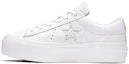 Buy (W) Converse One Star Platform Ox 'Egret' Wanita Kasut. 559899C