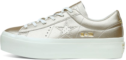 (Women) Converse One Star Platform Ox 'Light Gold' 559924C (Women) Converse One Star Platform Ox 'Light Gold' 559924C